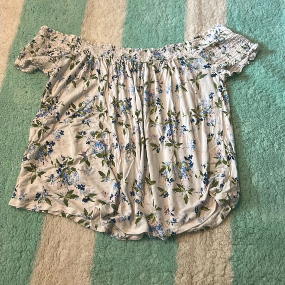 Off the Shoulder Floral Top